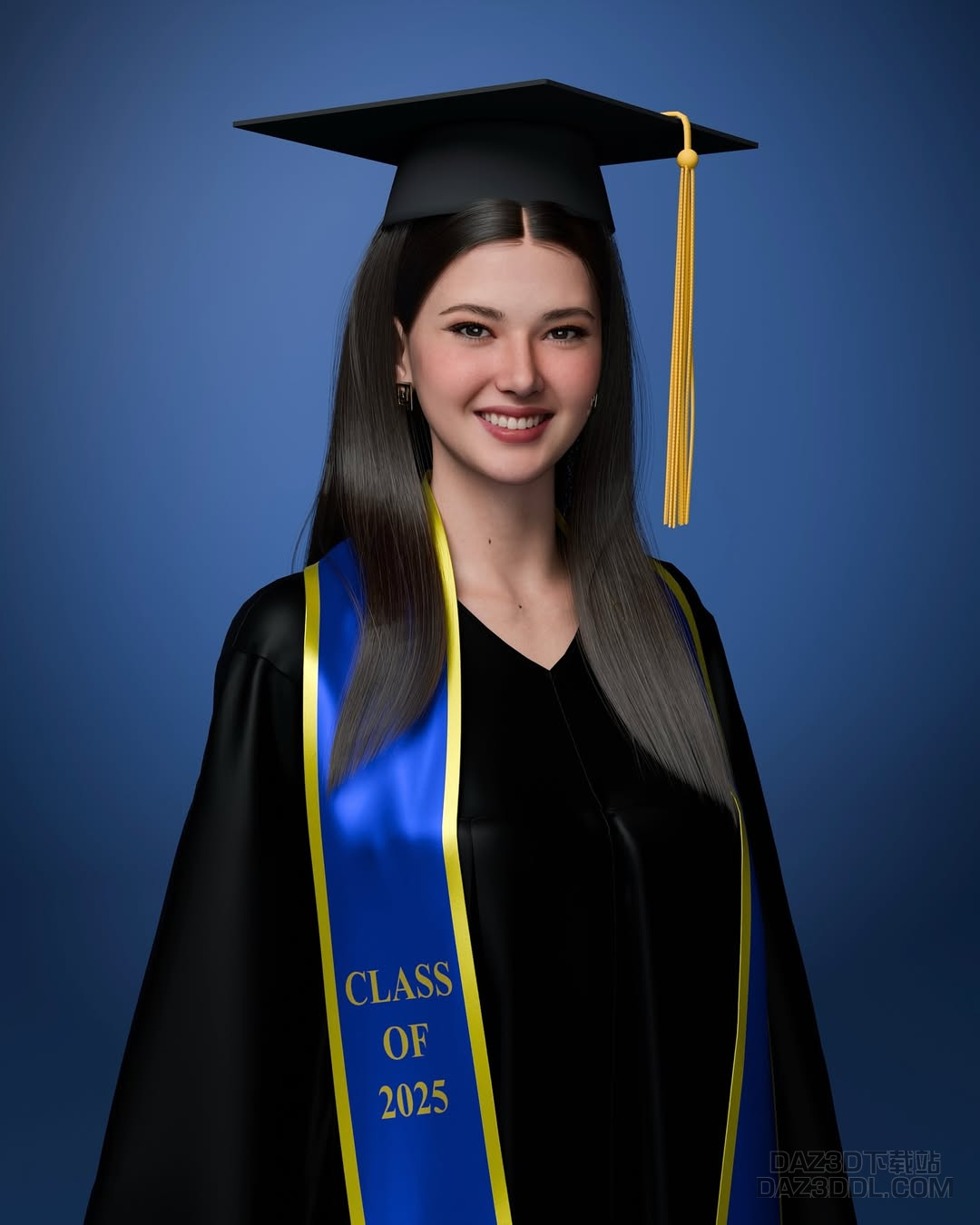 The stubborn middle child did it! Grateful, proud, and making my parents cry for the right reasons   I’m finally free!   ...Hair by @buhok.s4 Graduation cap & gown by me..#3dart #digitalart #3dmodeling #3drender #b.jpg