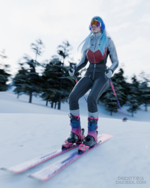 滑雪_DAZ3D下载站