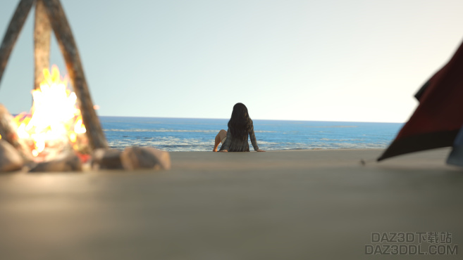 背影_DAZ3D下载站