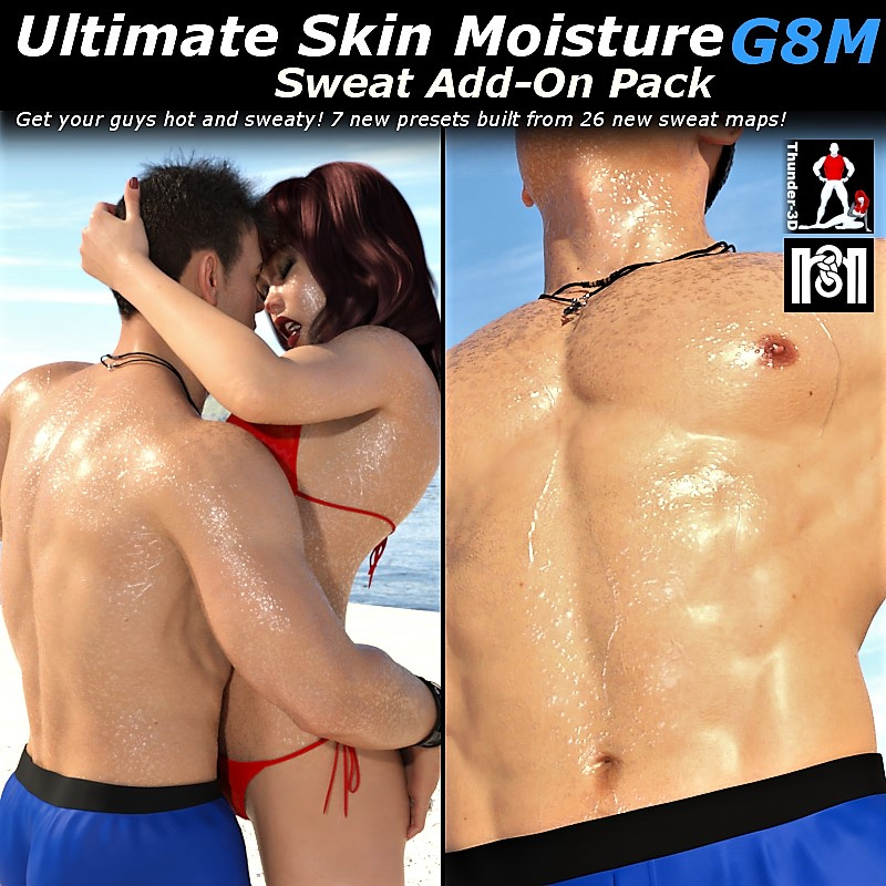 Ultimate Skin Moisture Sweat ADD-ON G8M_DAZ3D下载站
