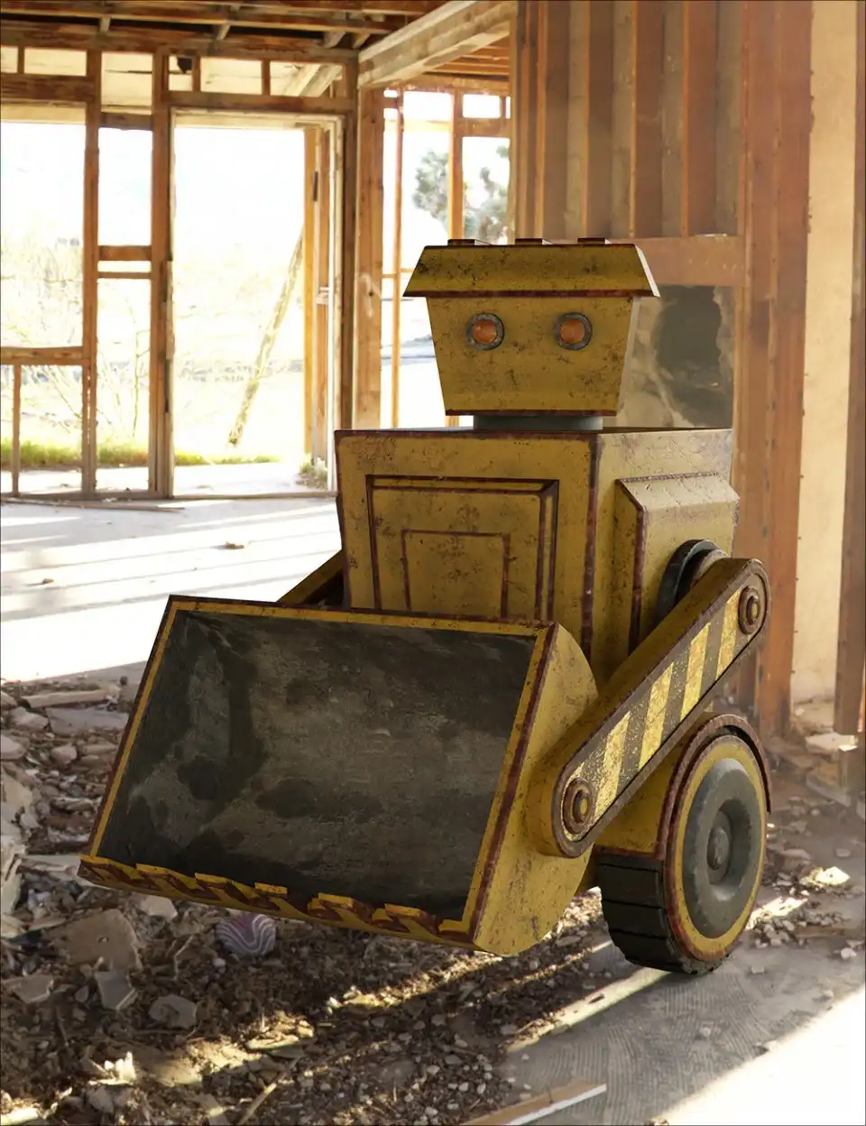 Construction Bot_DAZ3D下载站