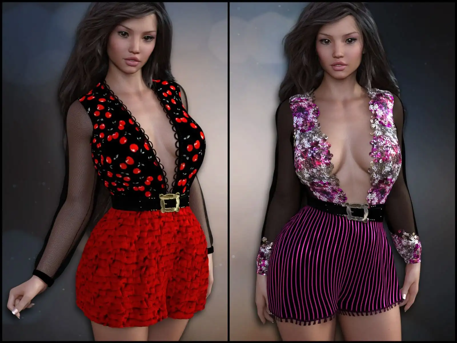 7th Ave: Fads Summer Romper G3 and G8_DAZ3D下载站