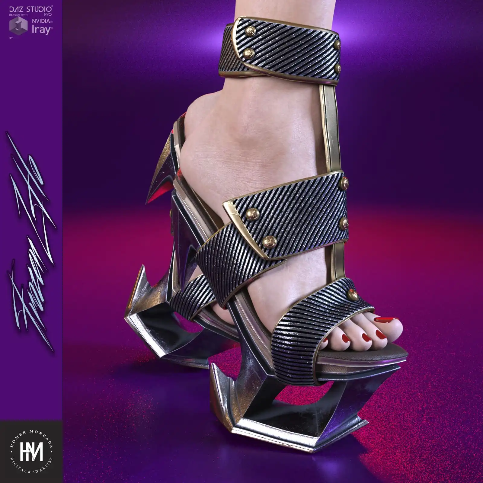 FrozenZHO PlatForm Heels for GF8_DAZ3D下载站