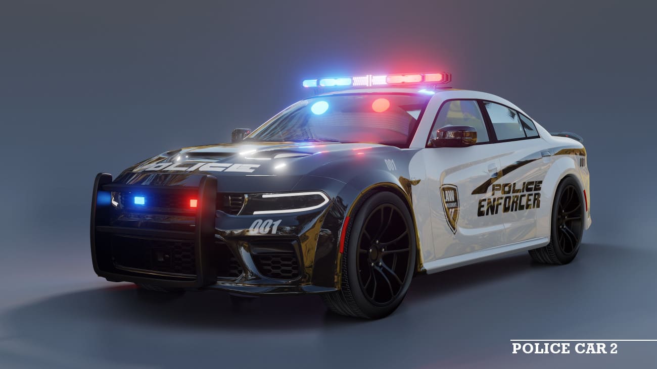 Police Car 2_DAZ3D下载站
