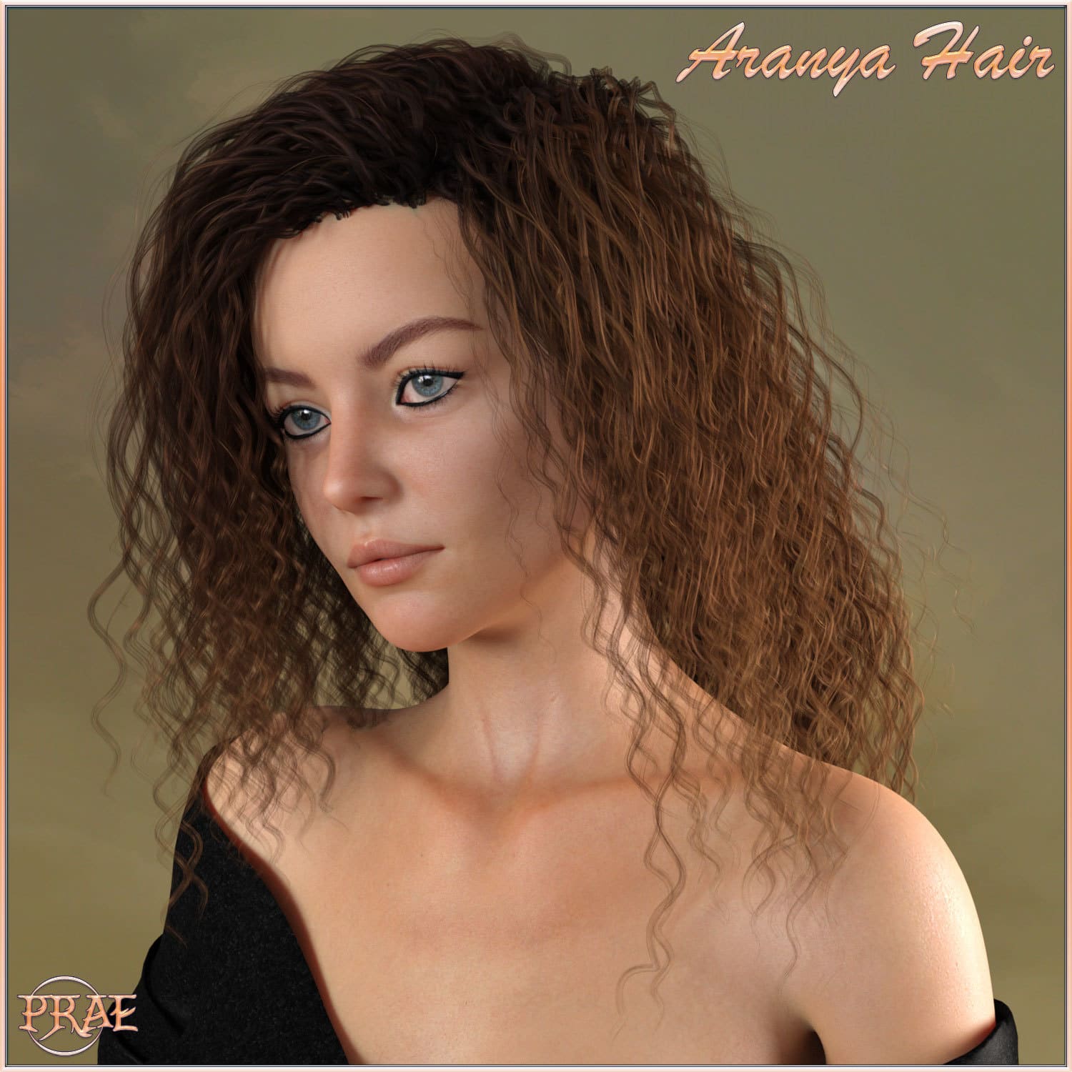 Prae-Aranya Hair For G8 Daz_DAZ3D下载站