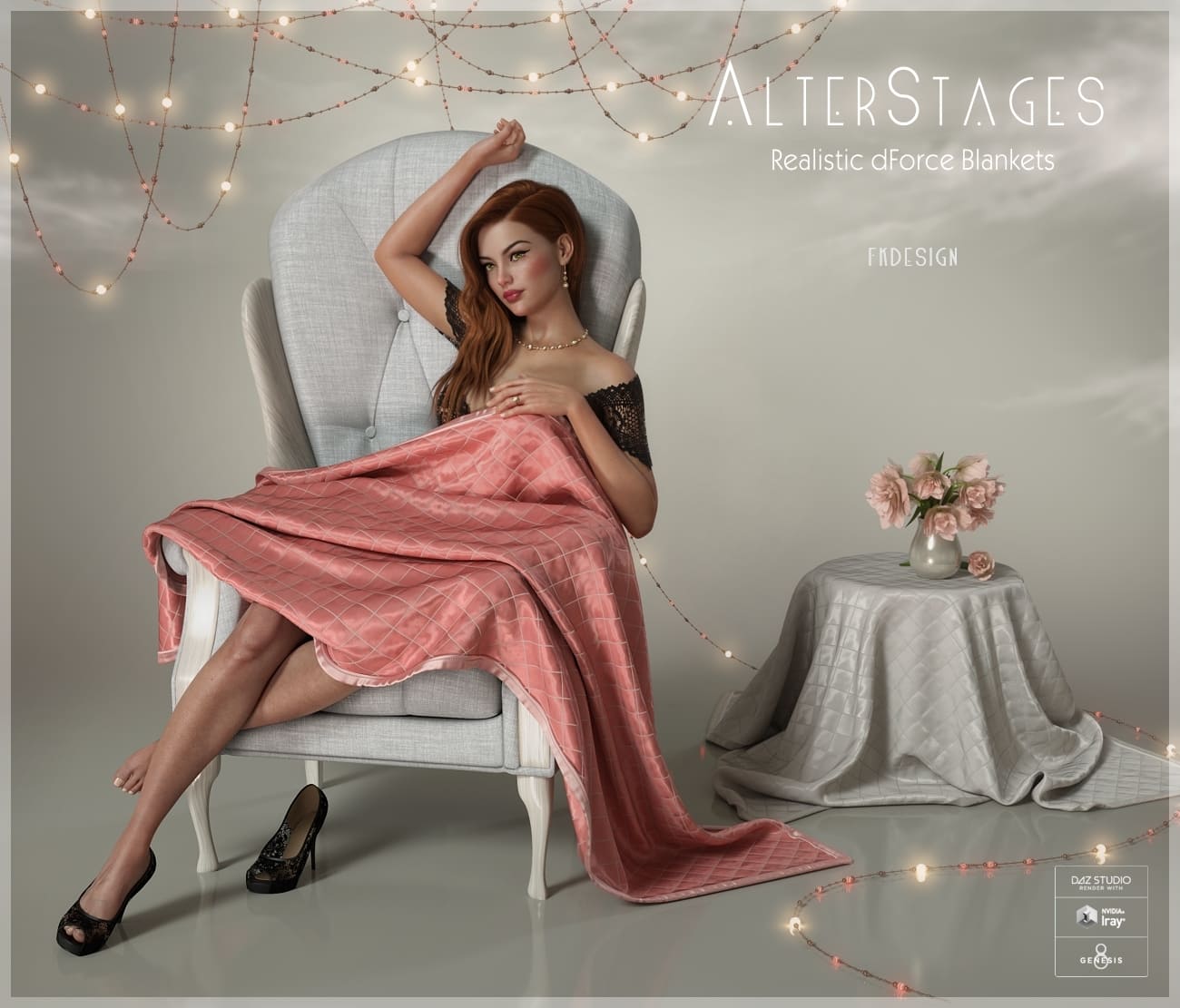 AlterStages - Realistic dForce Blankets_DAZ3D下载站