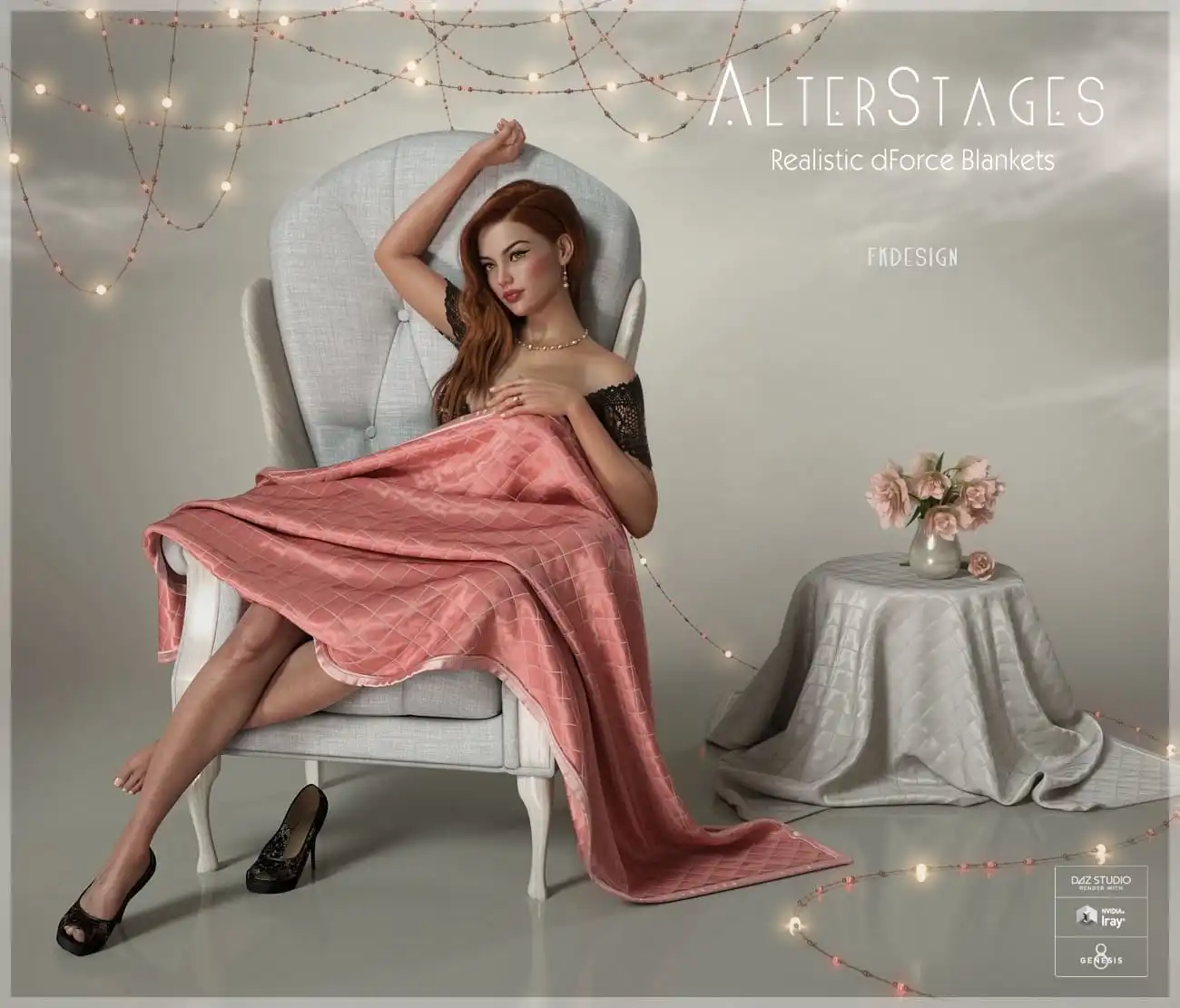 AlterStages - Realistic dForce Blankets_DAZ3D下载站