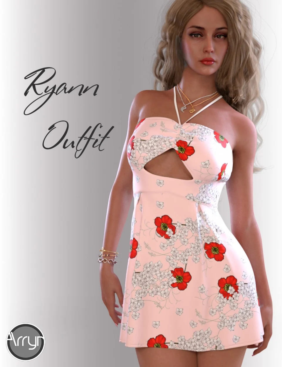 dForce Ryann Candy Outfit for Genesis 8 Female(s)_DAZ3DDL
