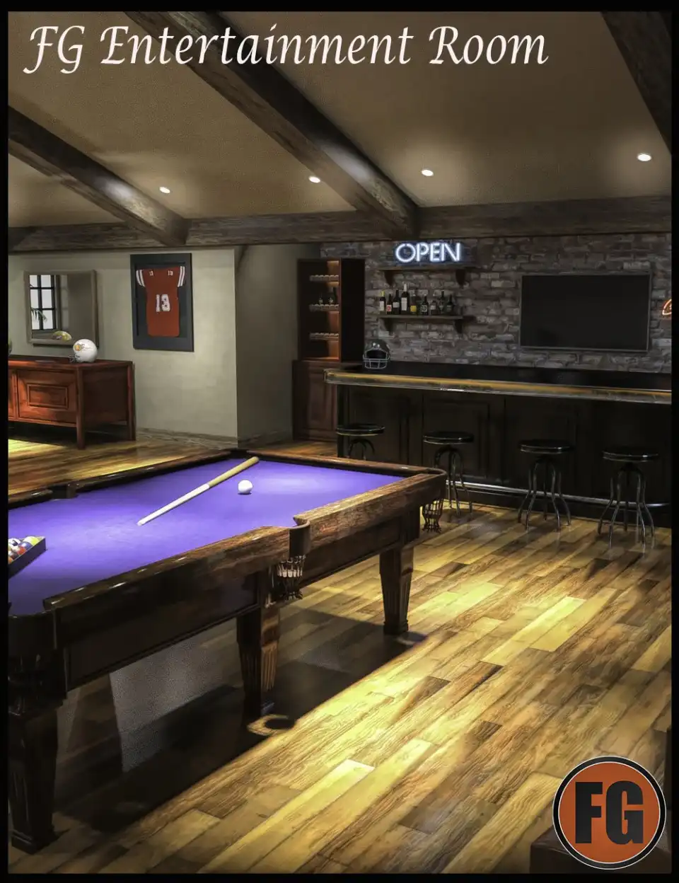 FG Home Entertainment Room_DAZ3DDL