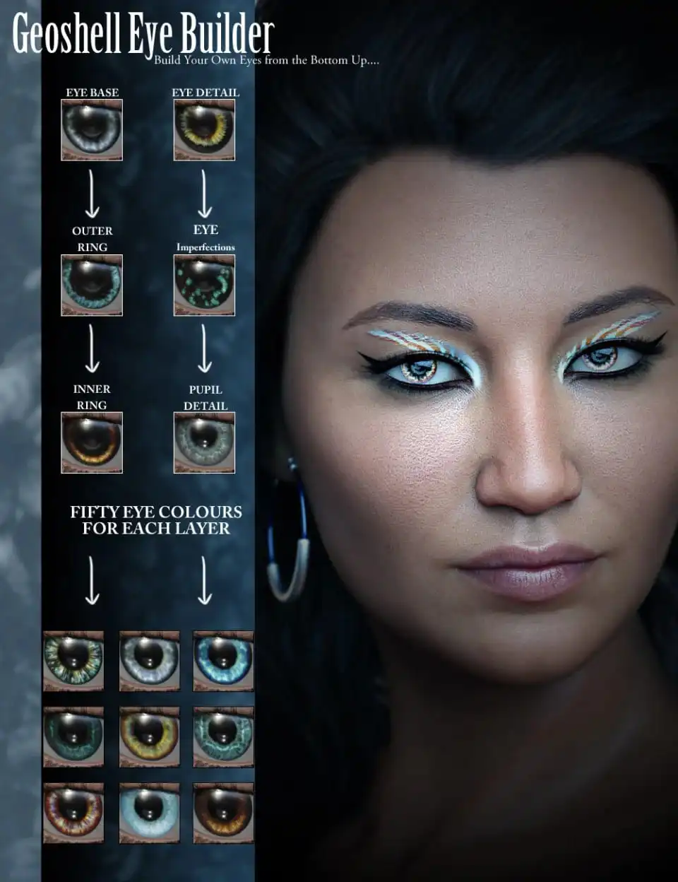 Geoshell Eye Builder for Genesis 8 Female_DAZ3D下载站
