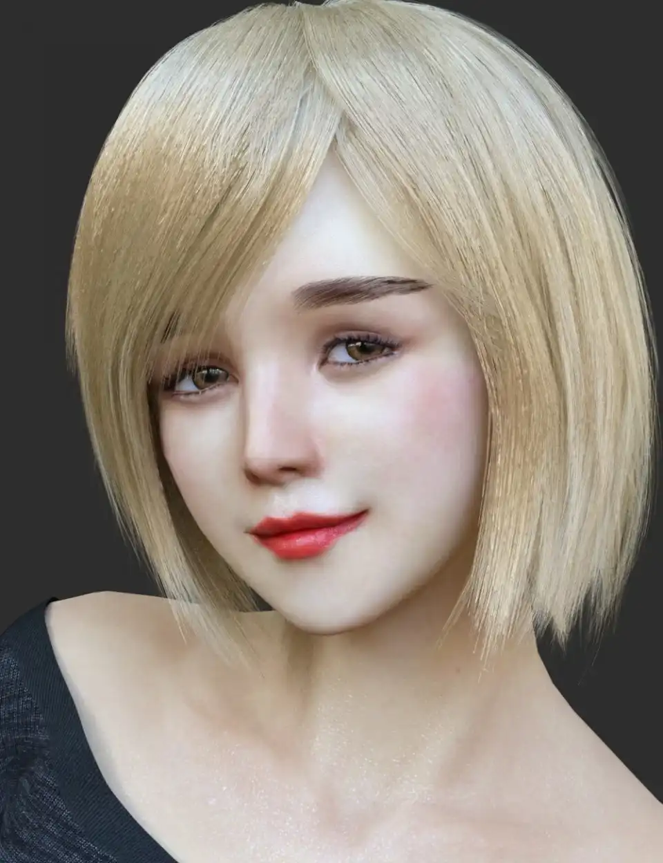 HS Keicy Short Hair with dForce for Genesis 8 Female(s)_DAZ3DDL