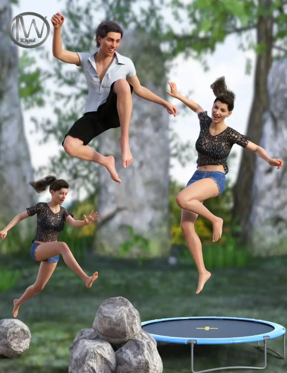 I Jump Poses for Genesis 8_DAZ3D下载站