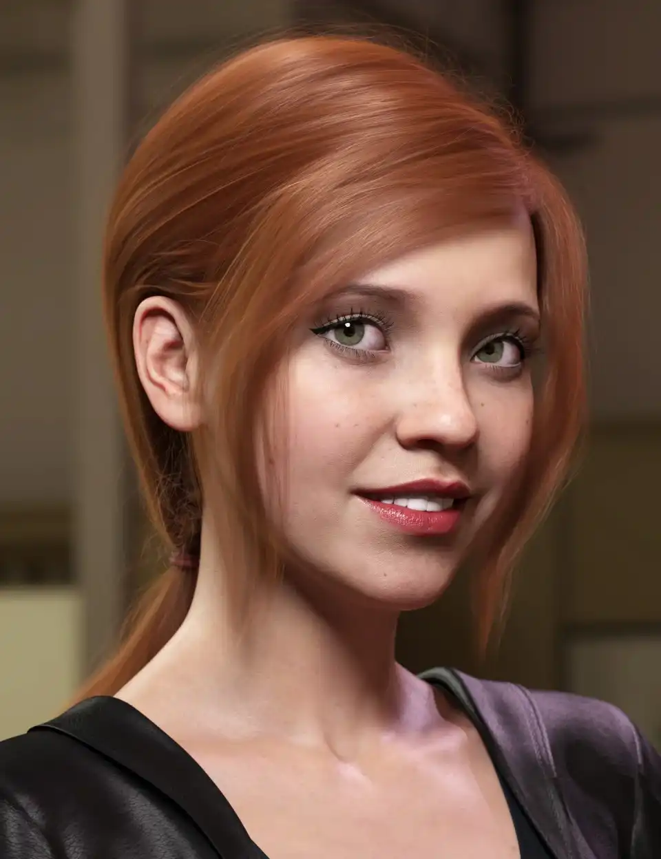 Low Ponytail Hair for Genesis 3 and 8 Female(s)_DAZ3DDL