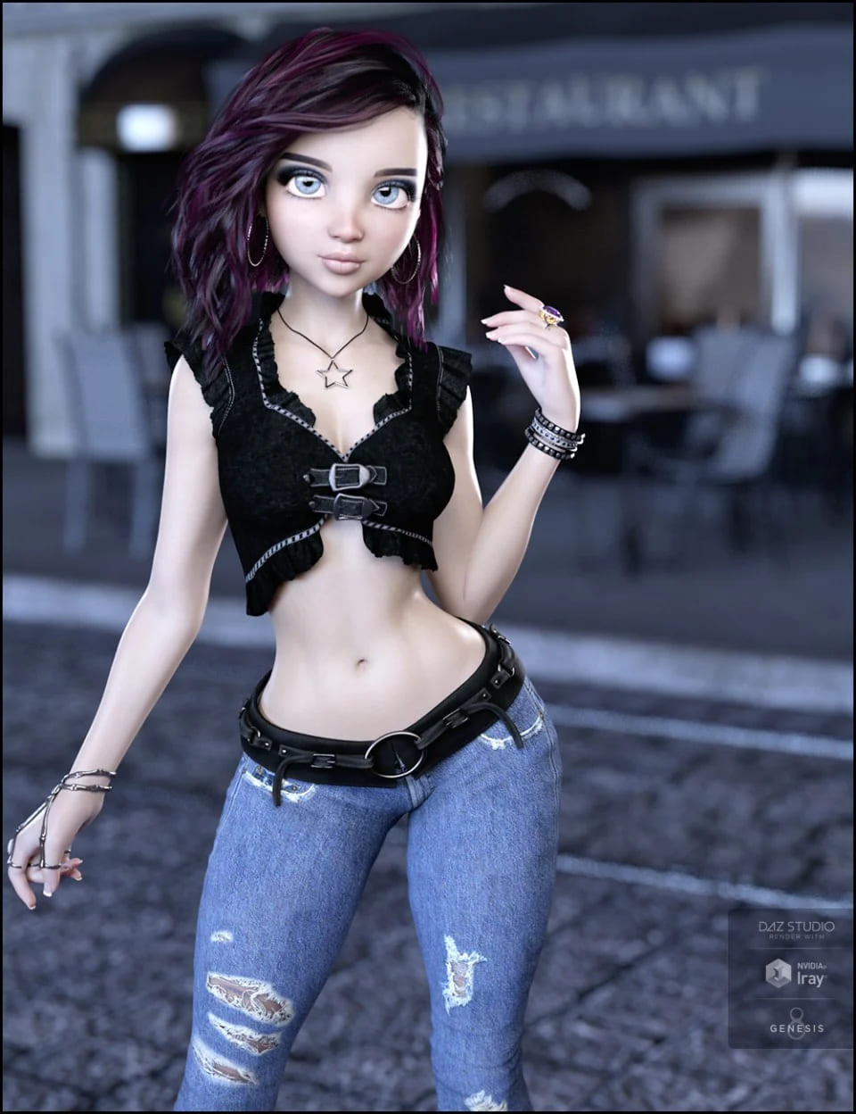 Mina for Posey and Petunia_DAZ3DDL