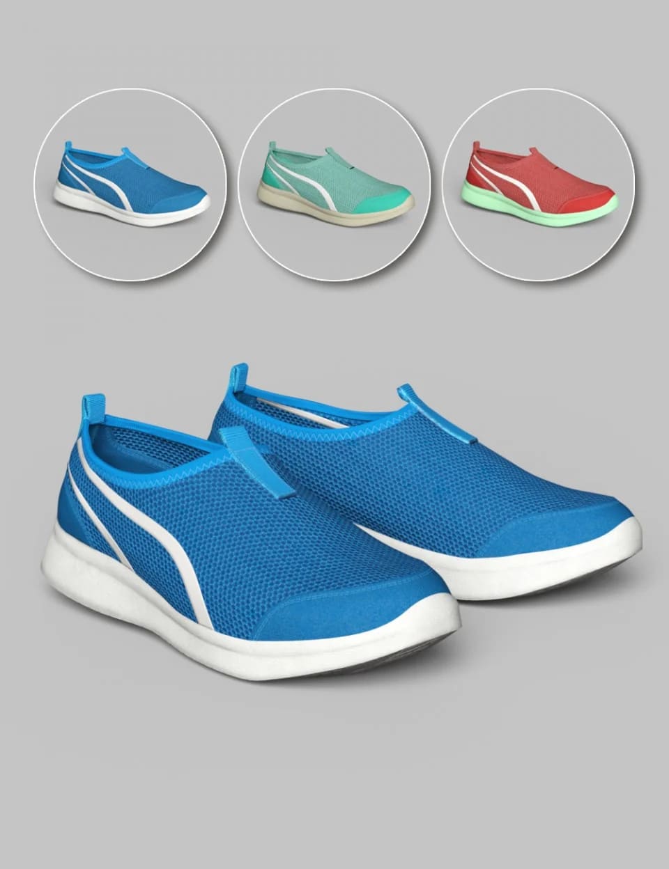 S3D Casual Sneakers for Genesis 8 Female(s)_DAZ3D下载站