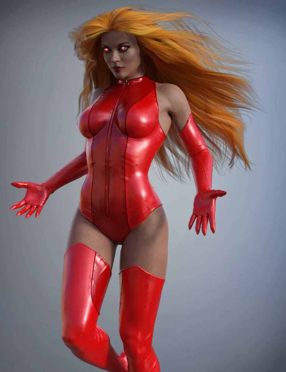 Super Hero Suit for Genesis 8 Female(s)_DAZ3D下载站