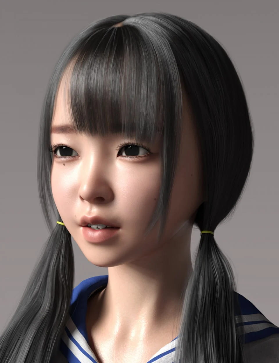 Xiao Yun and Expressions for Genesis 8 Female_DAZ3D下载站