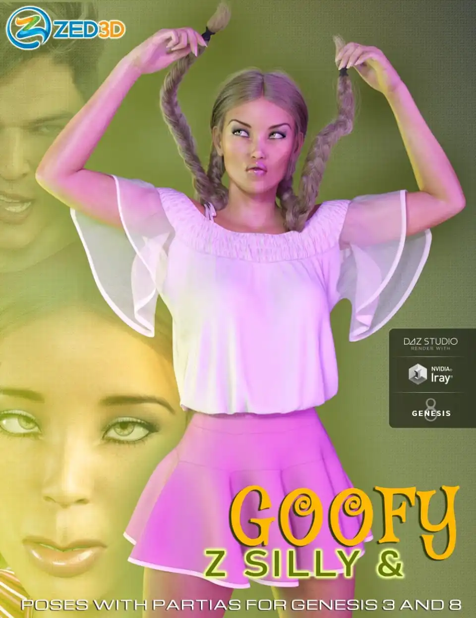 Z Silly and Goofy Pose Mega Set_DAZ3DDL