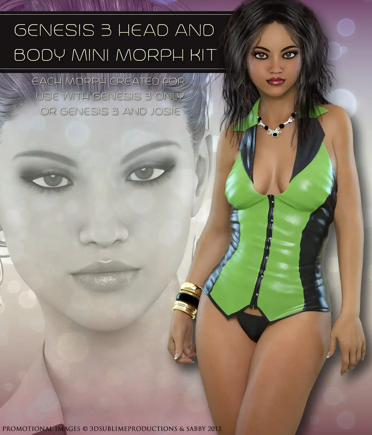 Shaped Sublime - Genesis 3 Head & Body Shapes Kit_DAZ3D下载站