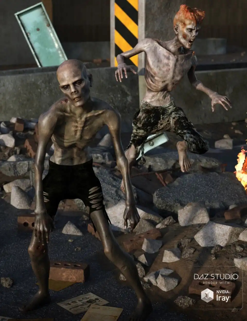 Dead Man Walking HD for Genesis 8 Male_DAZ3D下载站