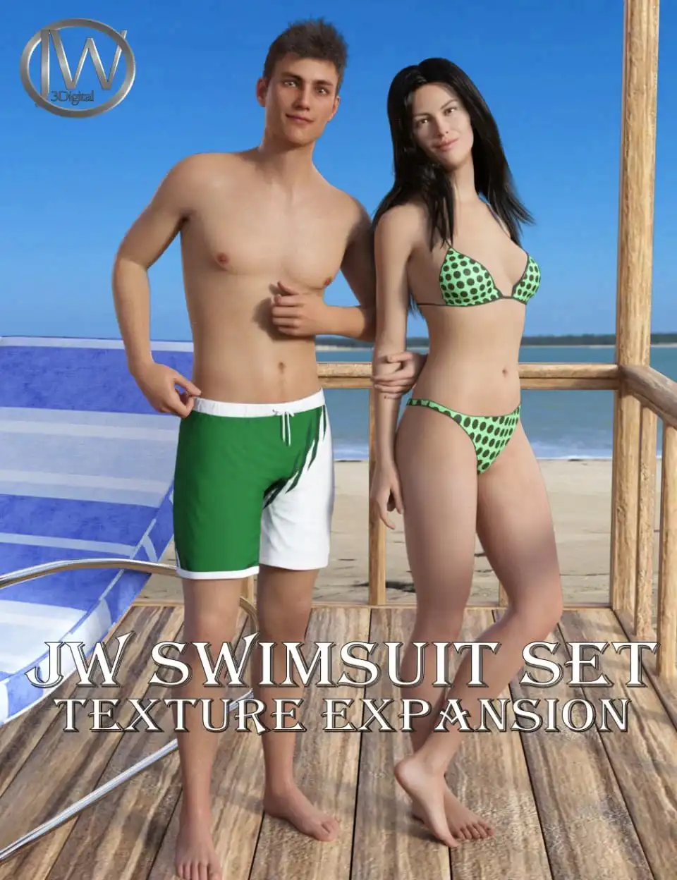 JW Swimsuit Set Texture Expansion_DAZ3DDL