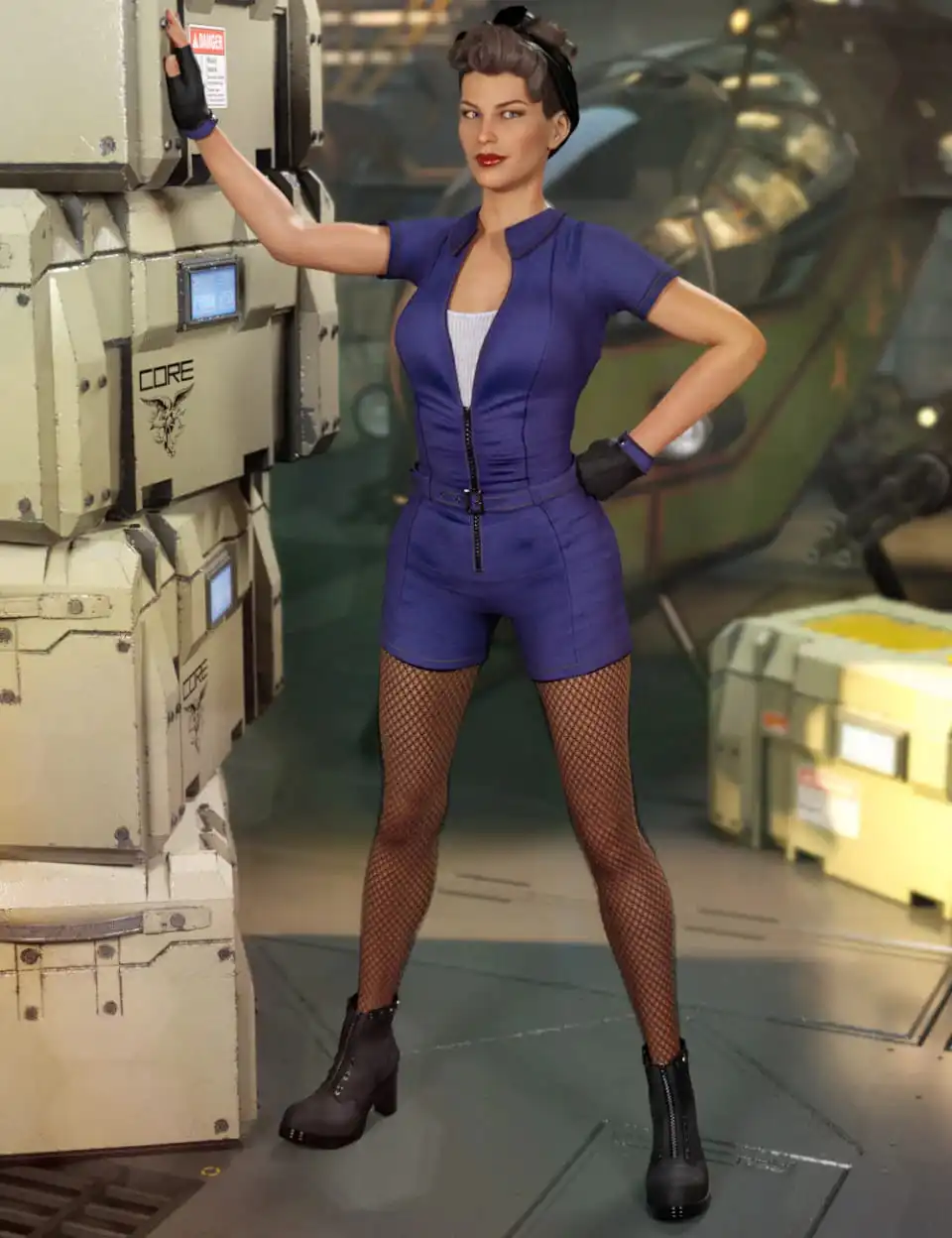 Miss Mecha Outfit for Genesis 8 Female(s)_DAZ3DDL