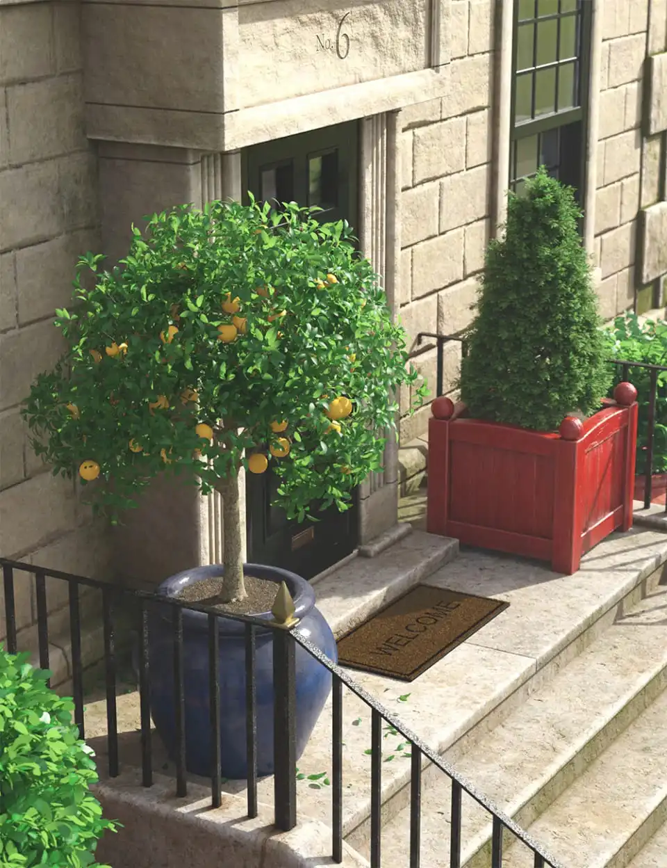 Predatron Ornamental Trees and Bushes_DAZ3D下载站
