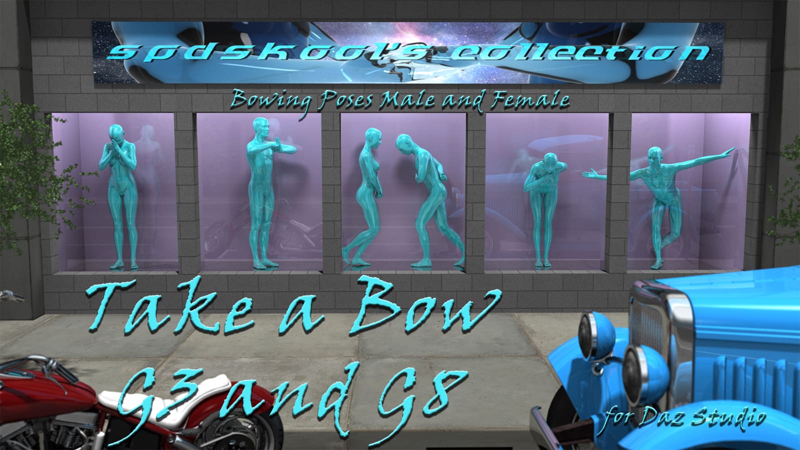 Take a Bow G3 and G8_DAZ3D下载站