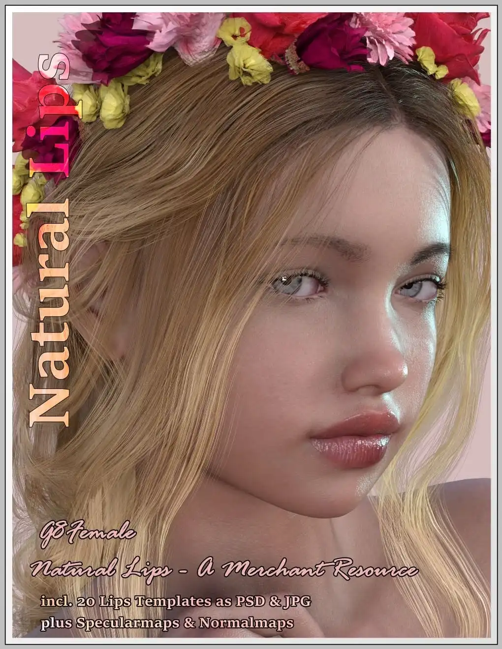Natural Lips - Merchant Resource_DAZ3D下载站