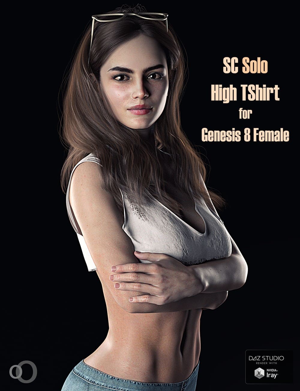 SC Solo High TShirt for Genesis 8 Female_DAZ3D下载站