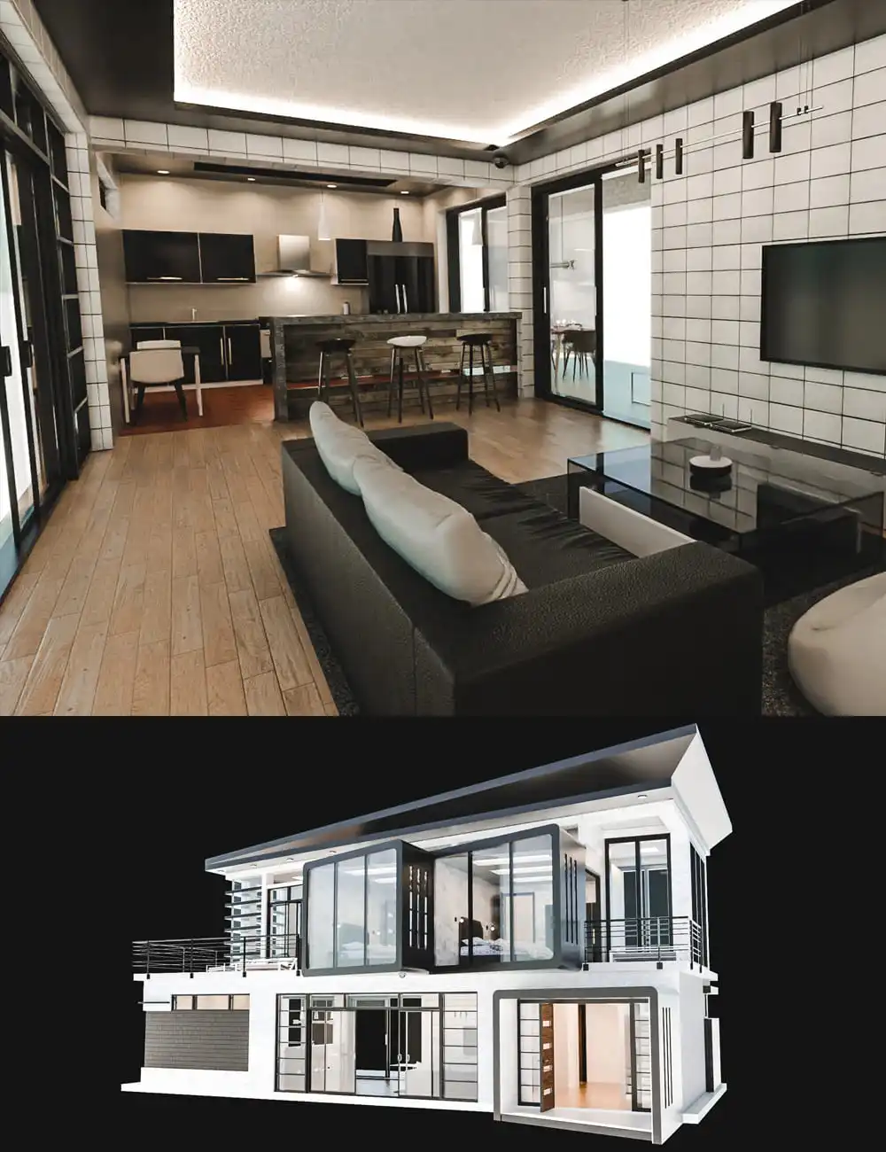 Modern Leisure House_DAZ3DDL