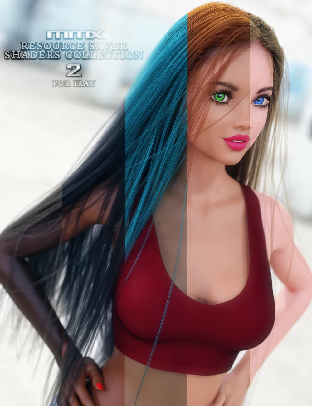 MMX Resource Saver Shaders Collection 2 for Iray_DAZ3D下载站