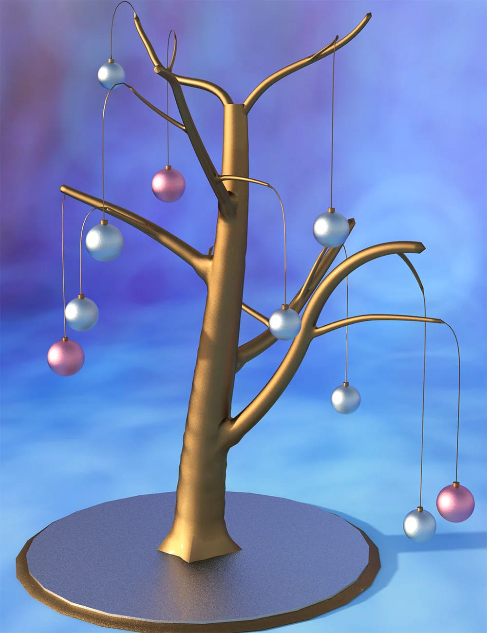 The Austerity Christmas Tree – Holiday Ornament_DAZ3DDL