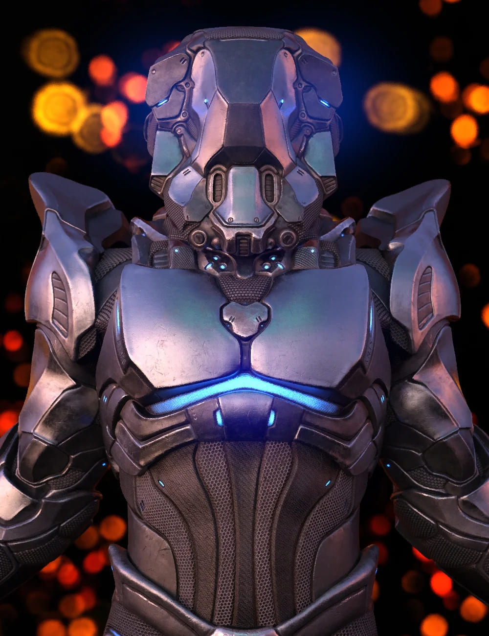 A.N.T.S. Armored Nano Tech Suit for Genesis 8 Male(s)_DAZ3D下载站