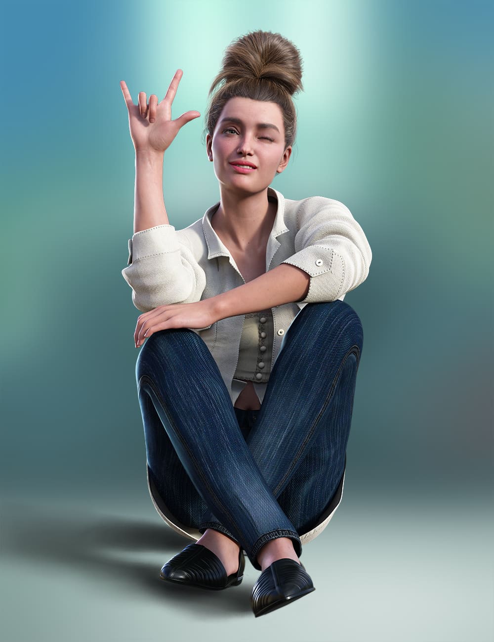 ASL Animations for Genesis 8.1 Female and Victoria 8.1_DAZ3D下载站