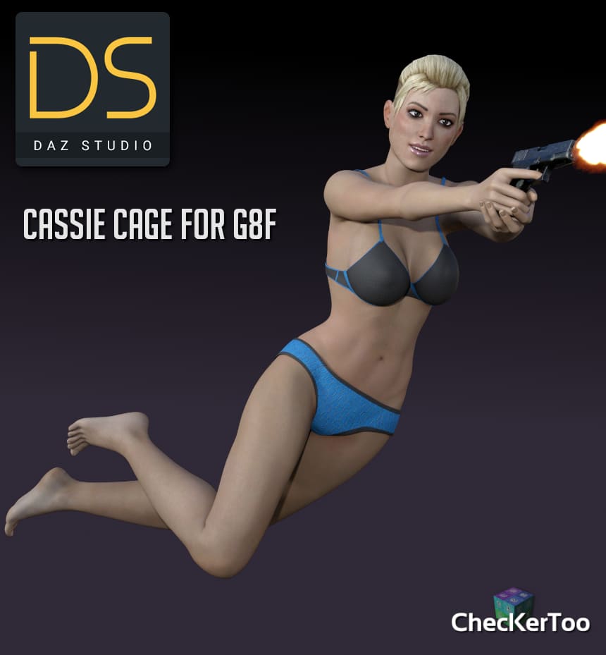Cassie Cage For G8F_DAZ3D下载站
