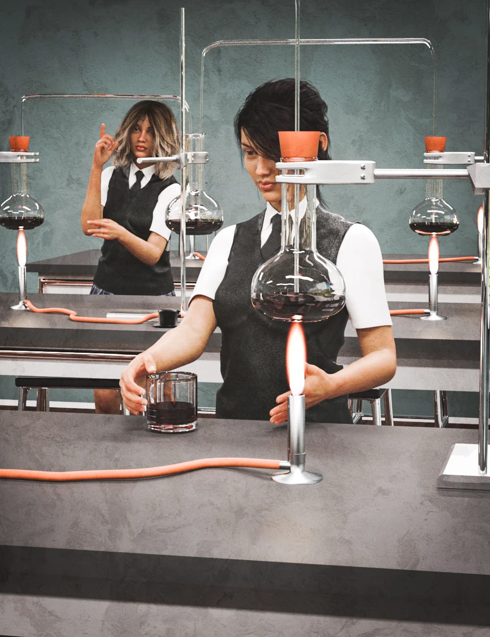 Chemistry Classroom_DAZ3D下载站