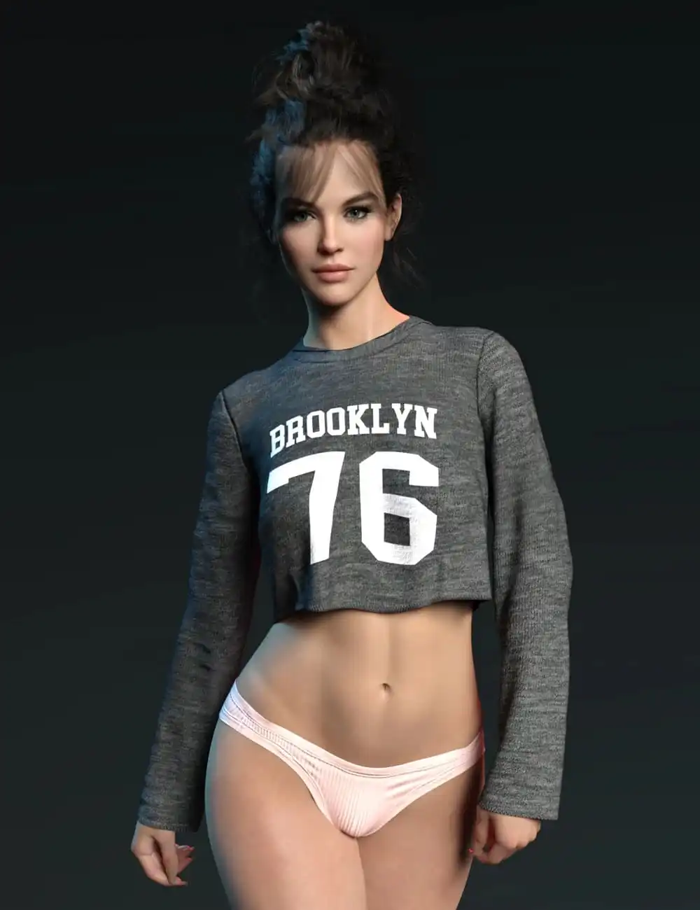 dForce X-Fashion Sweatshirt Set for Genesis 8 Females_DAZ3DDL