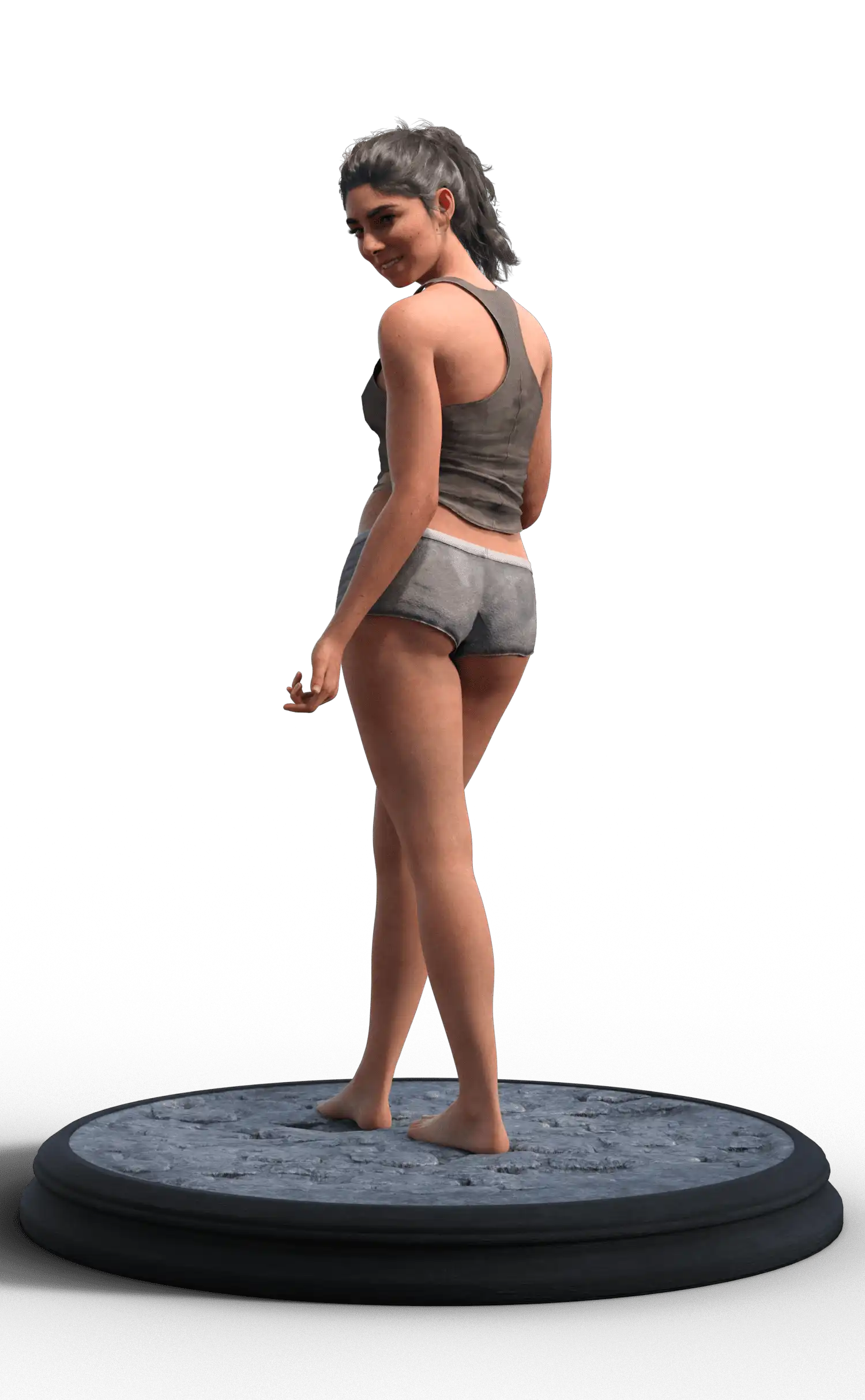 Dina TLoU2 in Daz G8F_DAZ3DDL