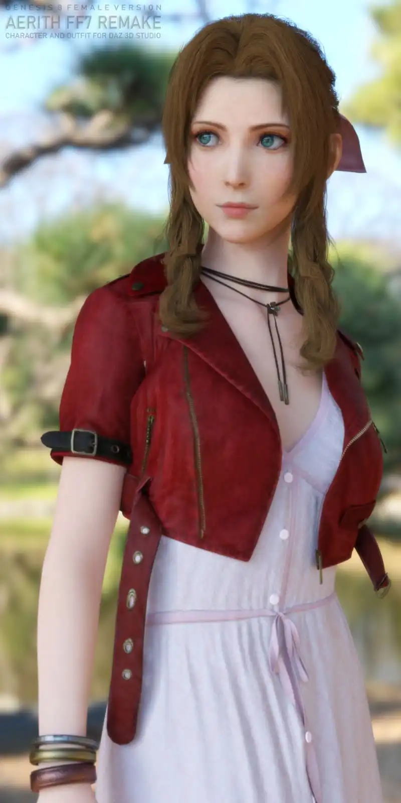 FF7 Aerith Remake for G8F_DAZ3D下载站