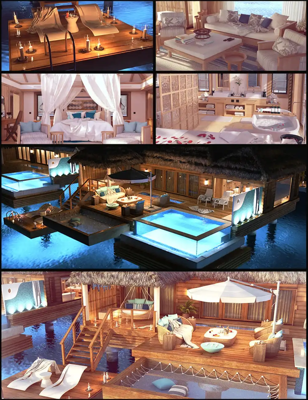 Honeymoon Resort Bundle_DAZ3DDL
