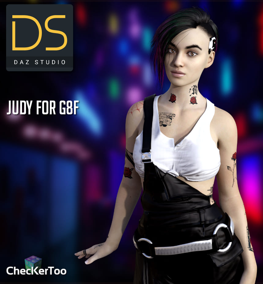 Judy For G8F_DAZ3D下载站