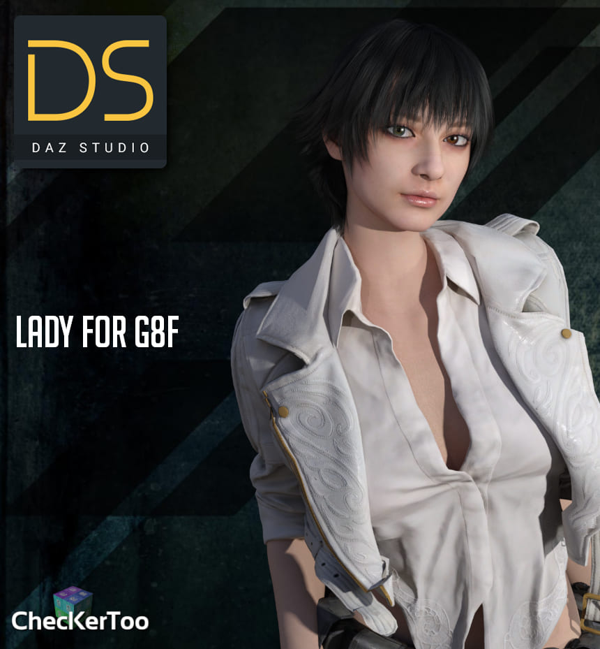 Lady For G8F_DAZ3D下载站