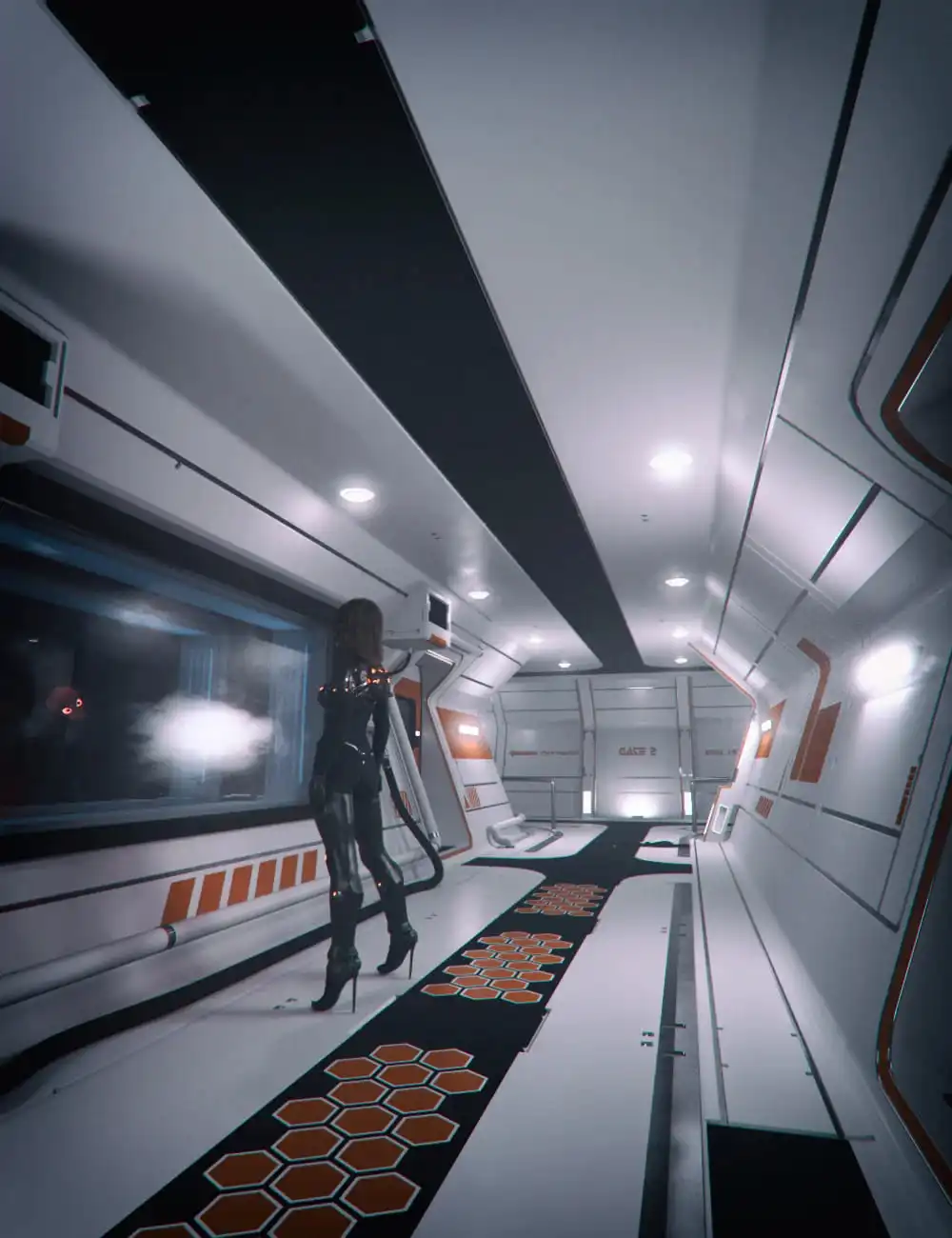 Modular Sci-fi Interior Kit_DAZ3D下载站