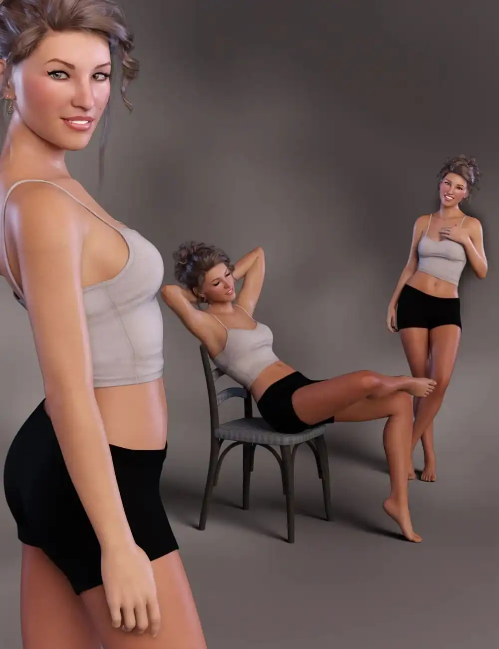 Naturally Poses for Genesis 8.1 Female_DAZ3D下载站
