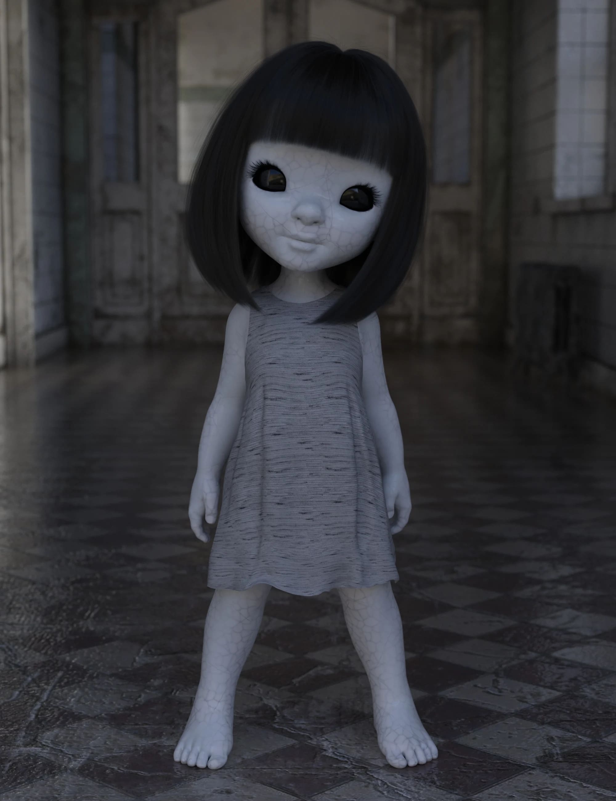Spooky Doll Textures for Bugga Boo_DAZ3D下载站