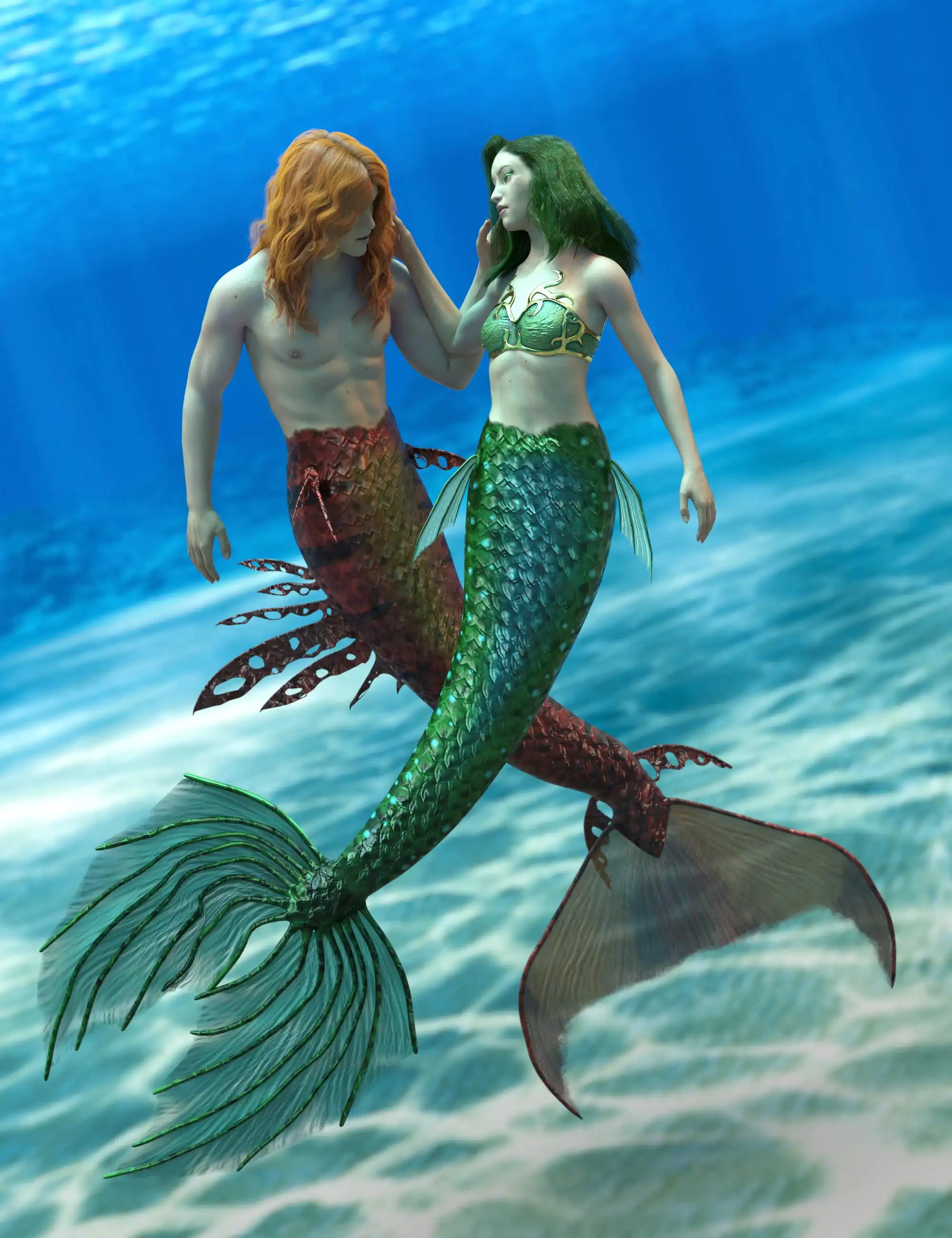 SY Merfolk for Genesis 8_DAZ3D下载站