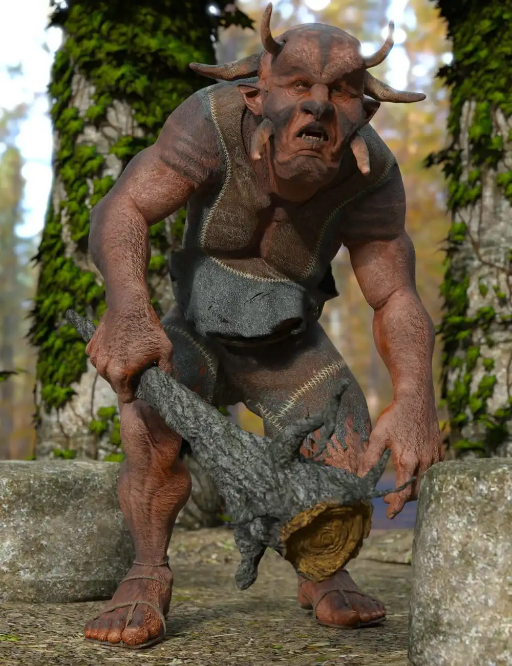 The Giant Hornjal HD for Genesis 8 Male_DAZ3DDL