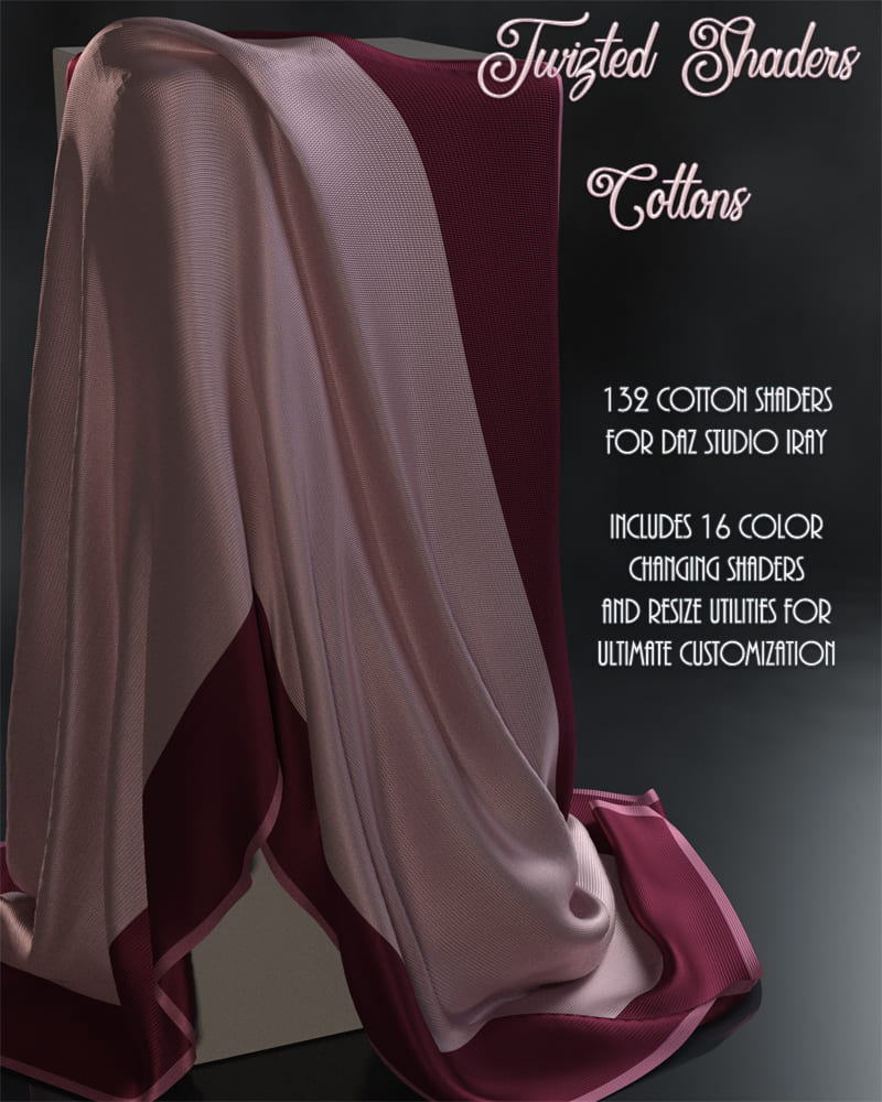 Twizted Shaders Cottons_DAZ3D下载站