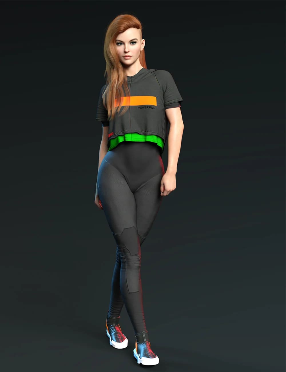 X-Fashion dForce Space Bodysuit Set_DAZ3DDL